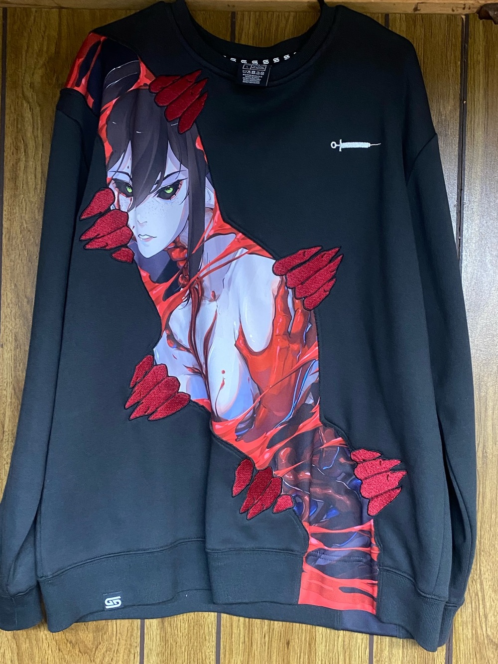 Gamer Supps Layna Lazar: Crimson Bloom Crewneck